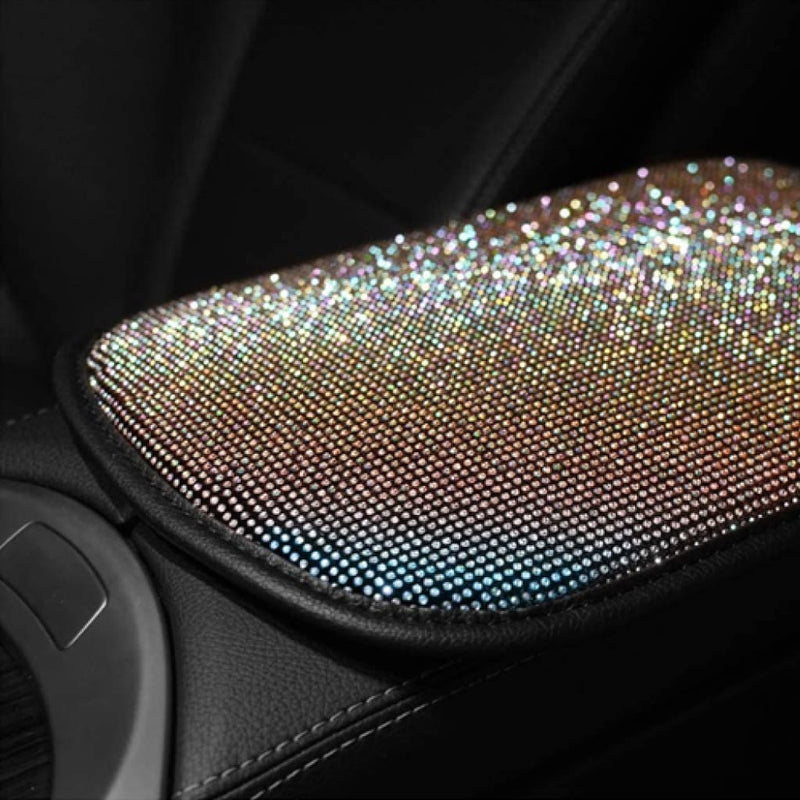 Blinged-Out Rhinestone Center Console Cover