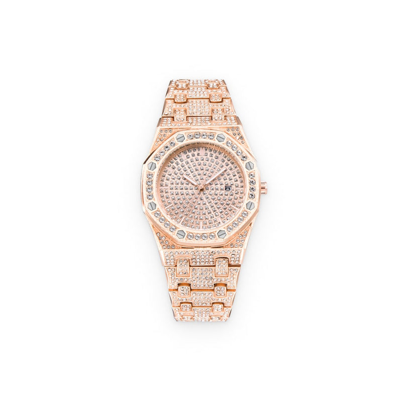 Rose Gold Circle Watch