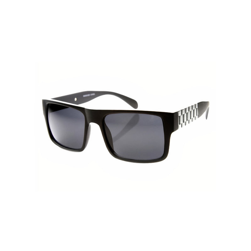 Flat Top Watch Link Temple Aviator Glasses