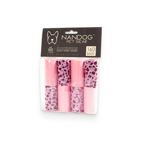 Pink Leopard Poop Bags