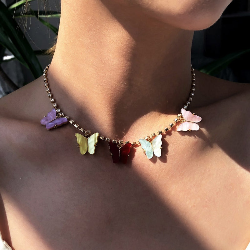 Butterfly Pendant Necklace