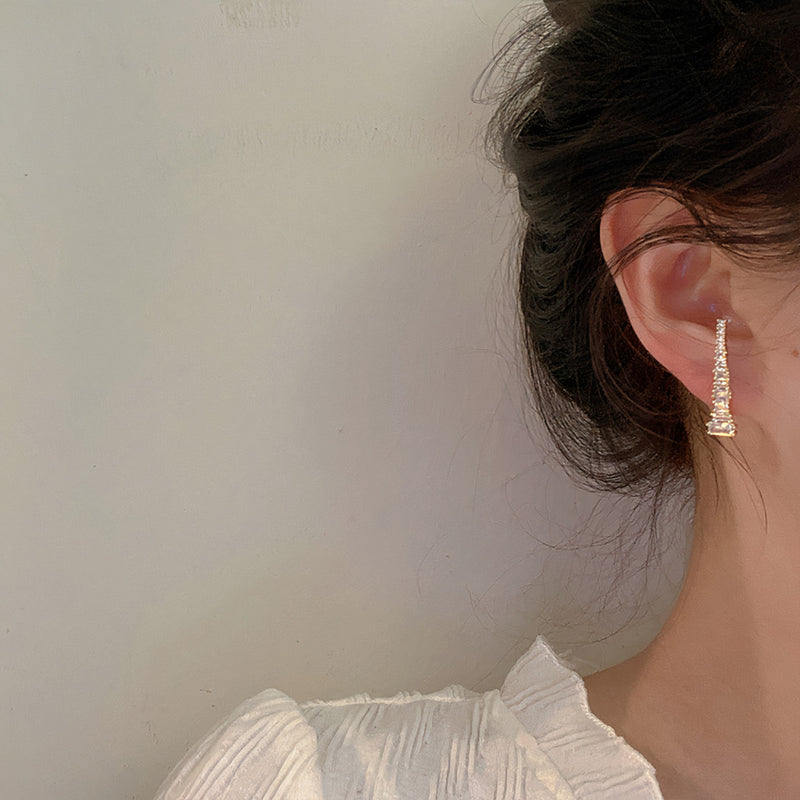 Asymmetric Stud Earrings