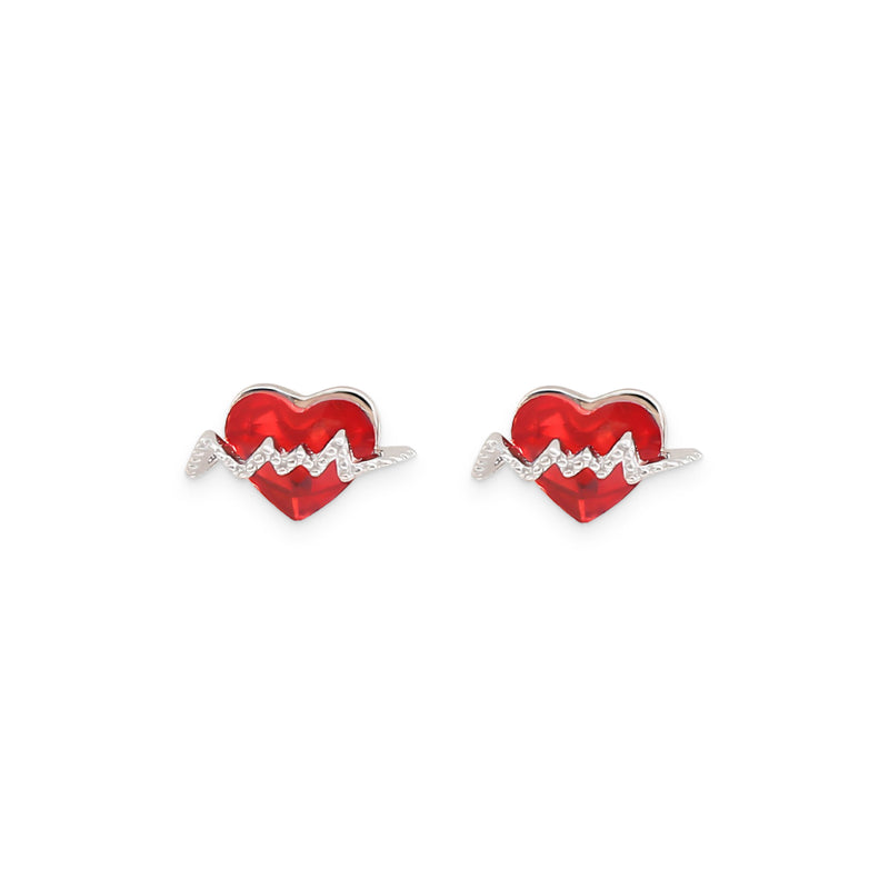 Heart Stud Earrings