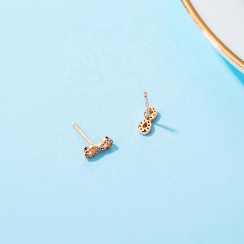 Rose Gold Stud Earrings