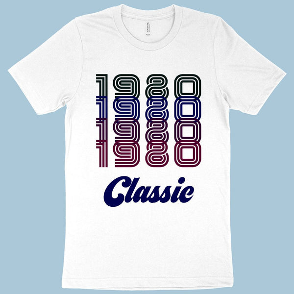 1980 Classic T-Shirt - 1980 T-Shirt - 80s Tee Shirt