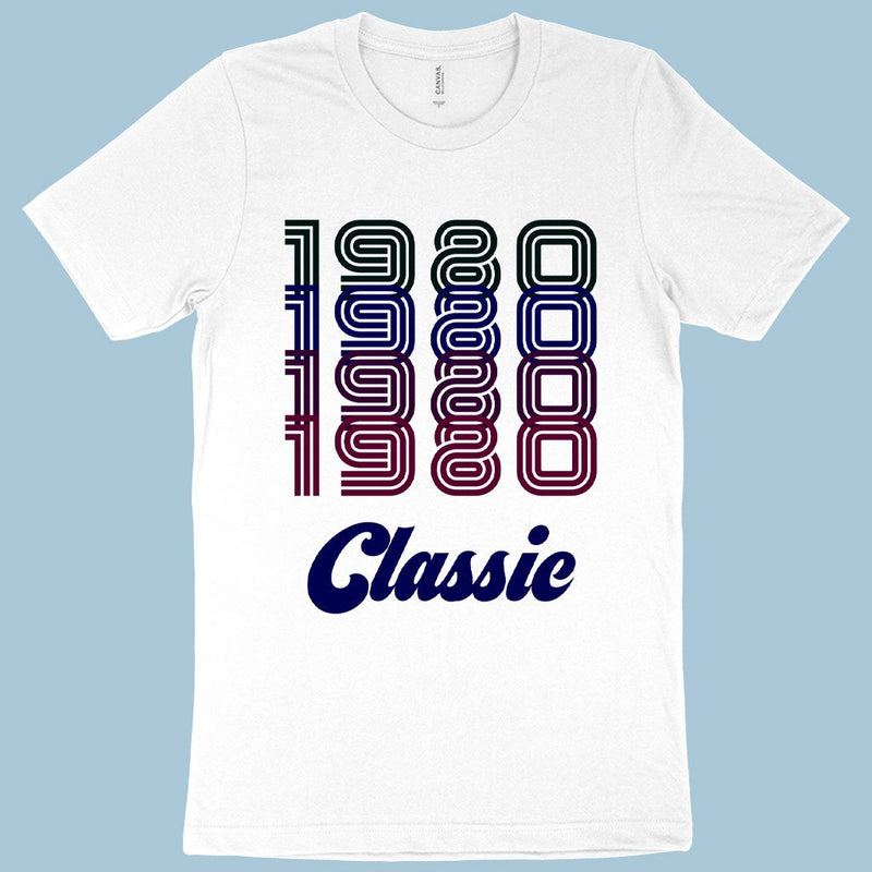 1980 Classic T-Shirt - 1980 T-Shirt - 80s Tee Shirt