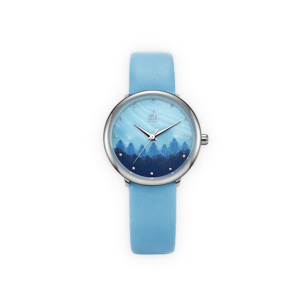 Blue Quartz Watch for Women