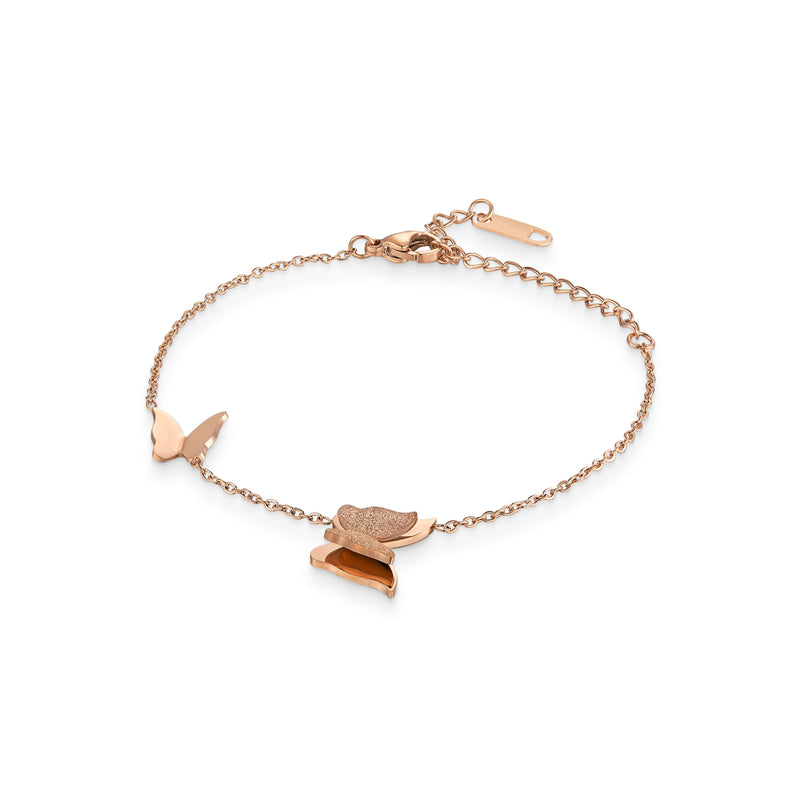 Rose Gold Butterfly Bracelet