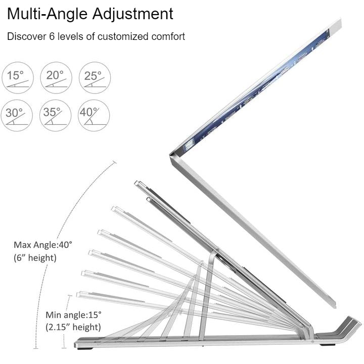 Adjustable Aluminum Laptop Stand