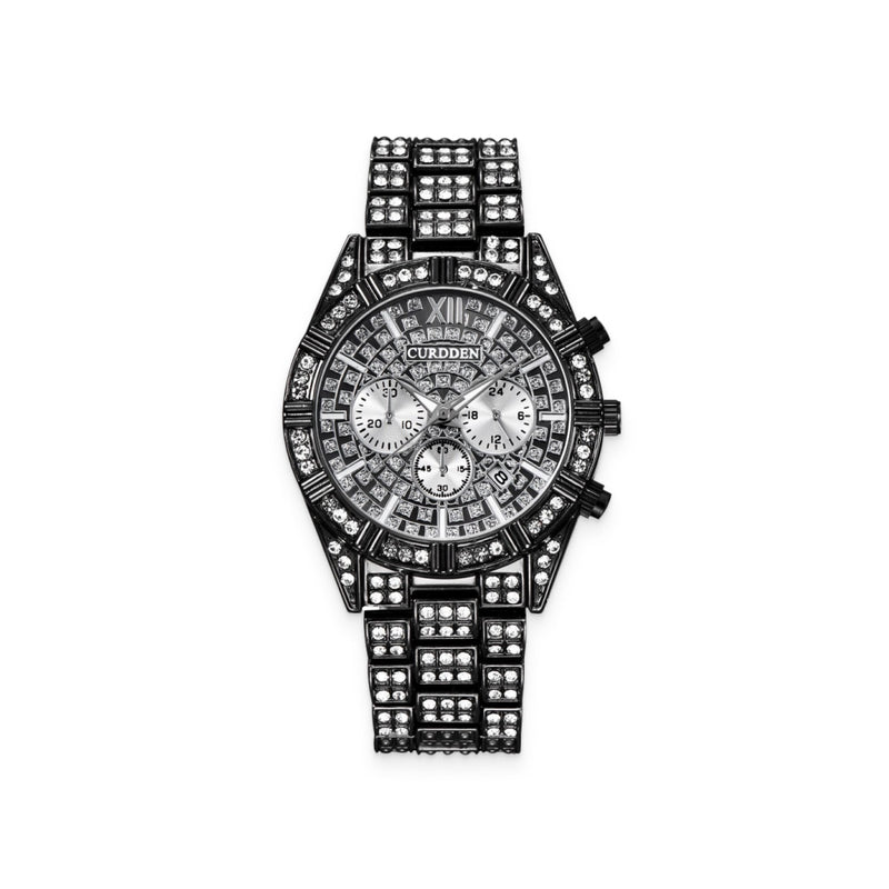 Faux Diamonds Watch