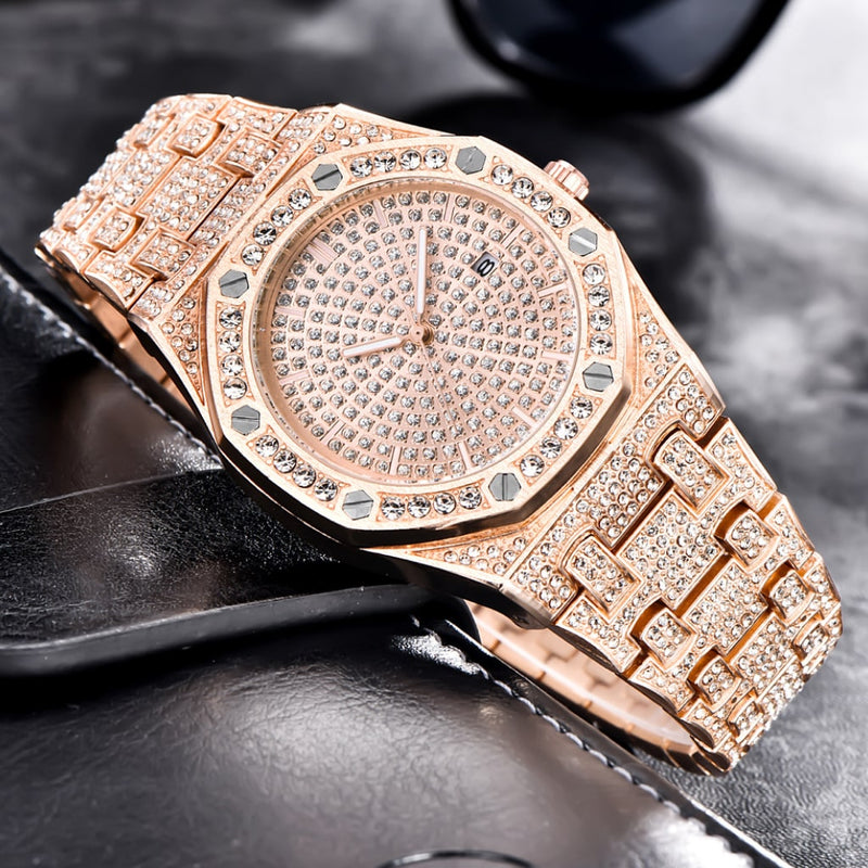 Rose Gold Circle Watch