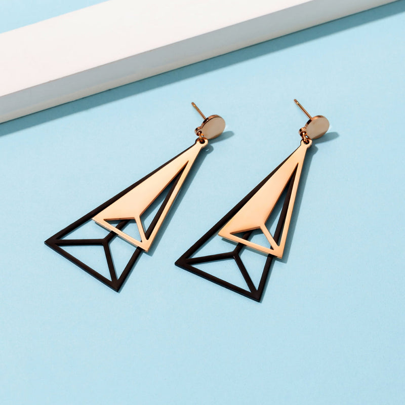 Trendy Triangle Earrings