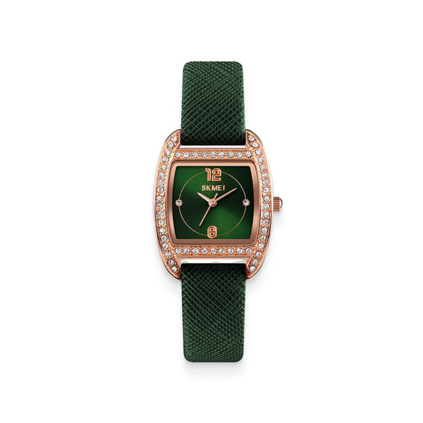 Women’s Green Leather Watch