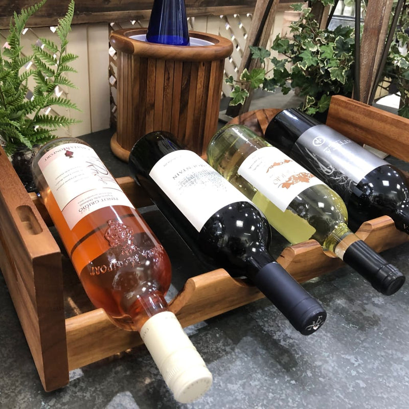 4 Bottle Stackable Wine Rack