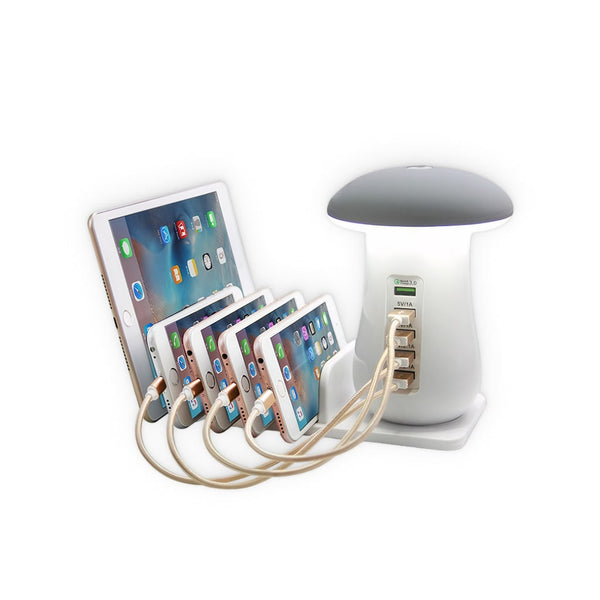 Mushroom Lamp Charger Station