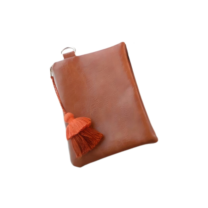 Vegan Faux Leather Wristlet Wallet