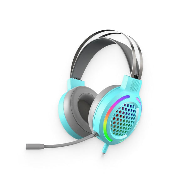 Blue Hollow Textured Headset