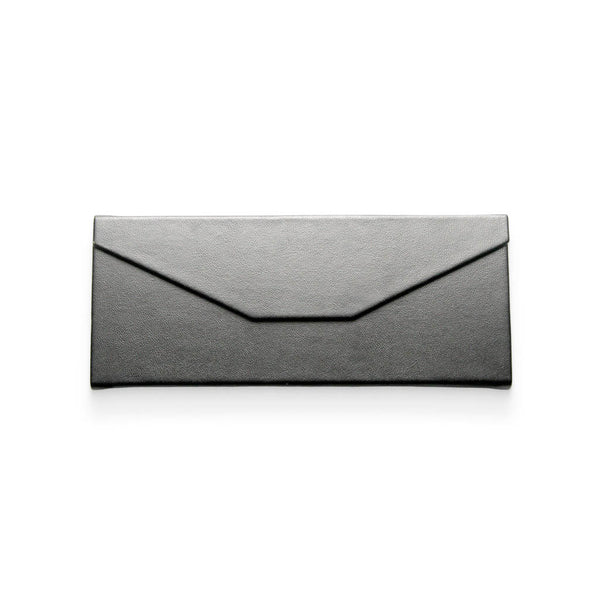 Matte Black Folding Triangle Sunglasses Case