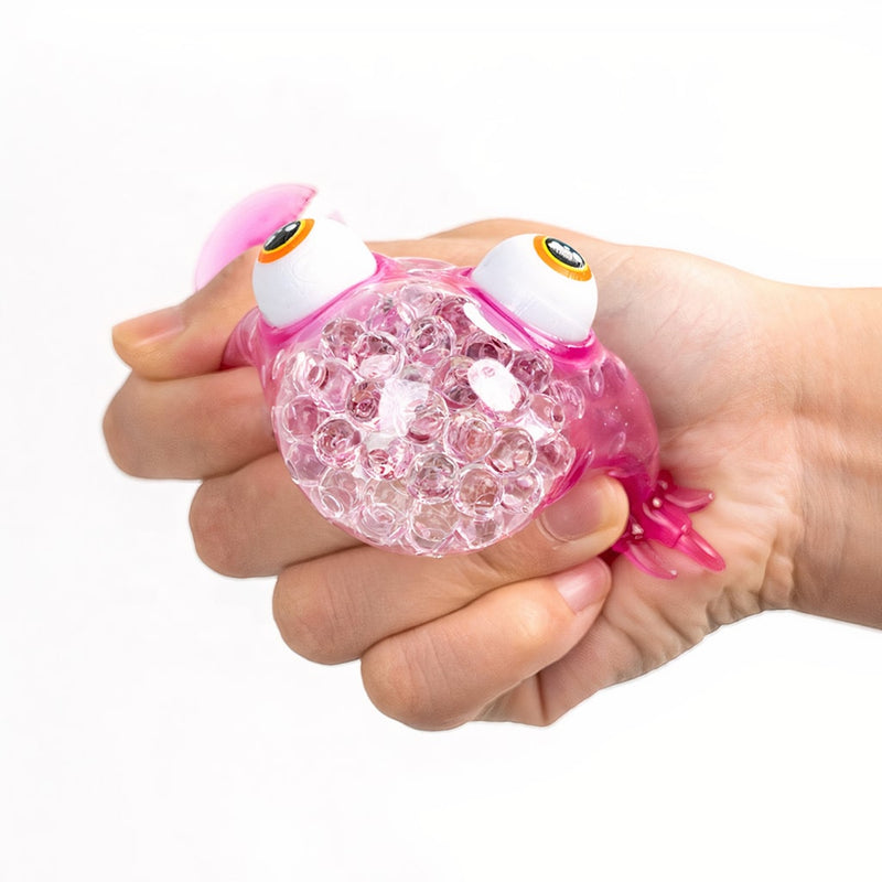 Pink Squishy Crab Toy