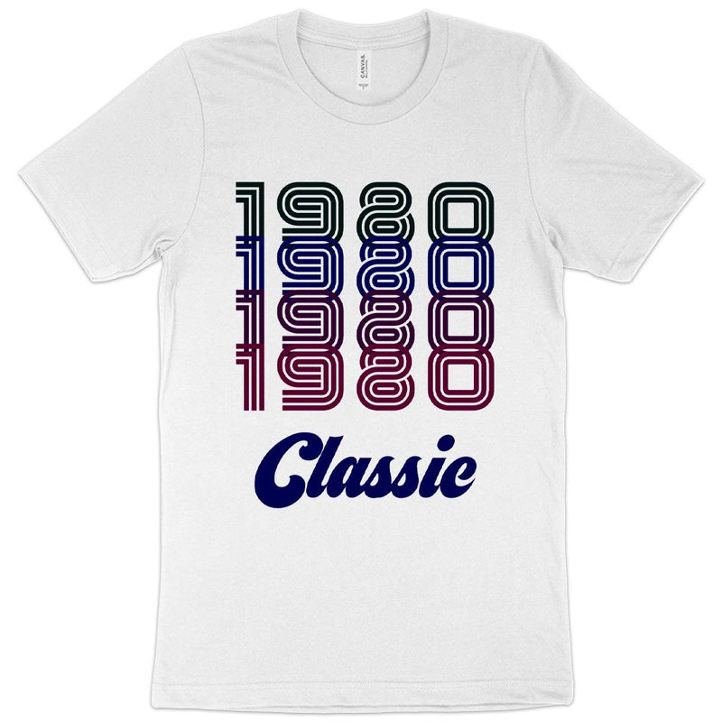 1980 Classic T-Shirt - 1980 T-Shirt - 80s Tee Shirt