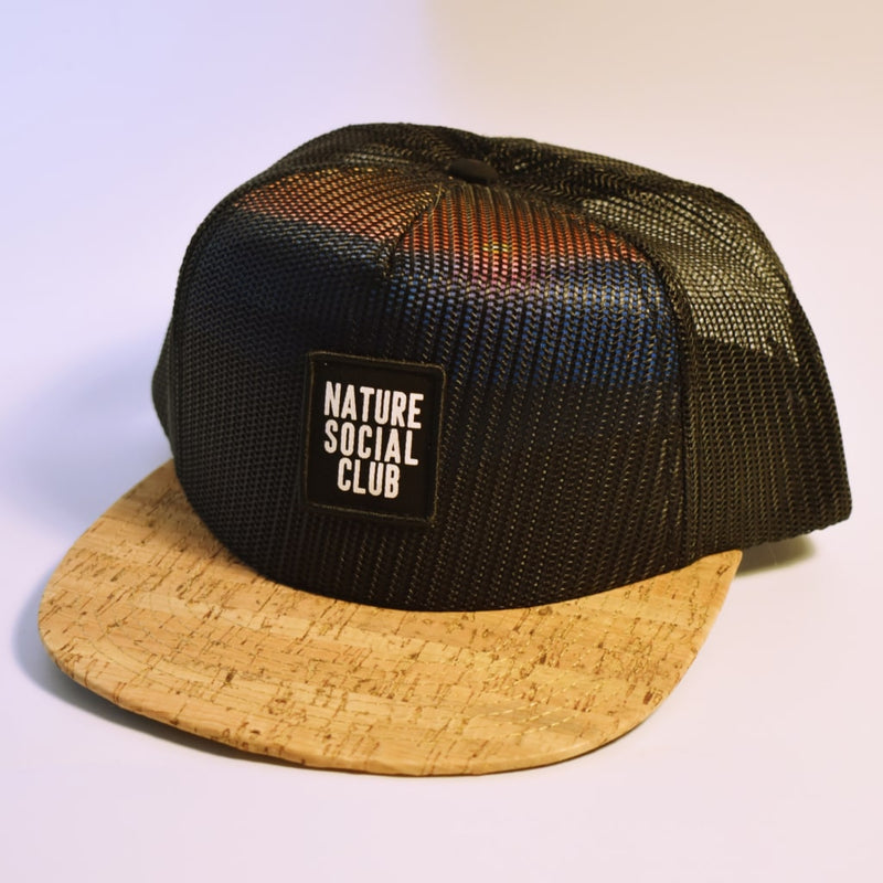 Mesh + Cork Flat-Rim ECO Cap