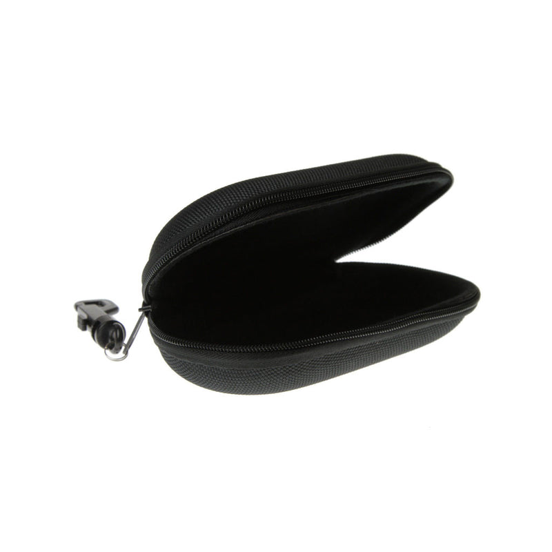 Black Zippered Nylon Sunglasses Case