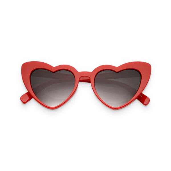 Red & Lavender Heart Sunglasses