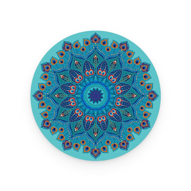 Round Suede Yoga Mat