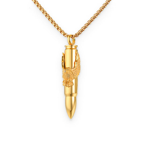 Bullet Pendant Necklace