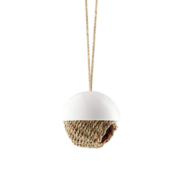 Hanging Woven Porcelain Bird Shelter