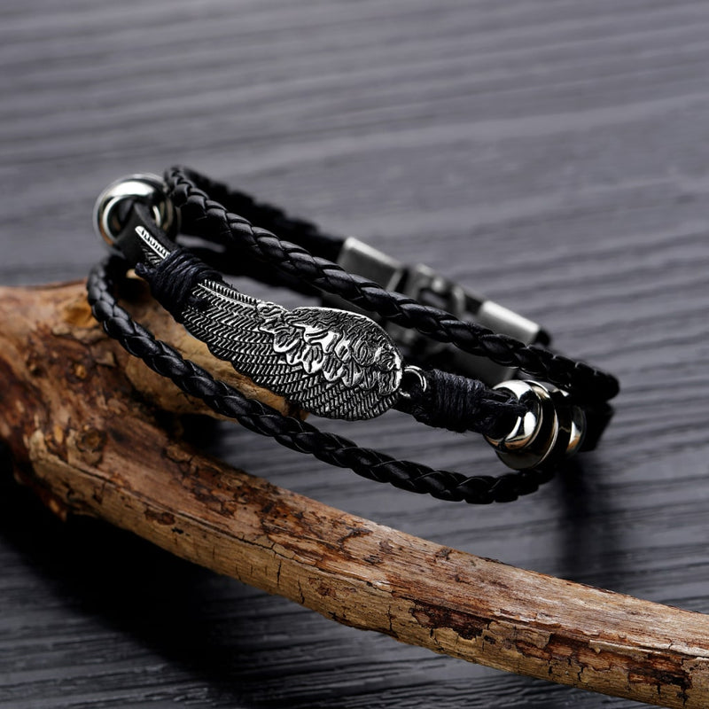 Multilayered Leather Bracelet