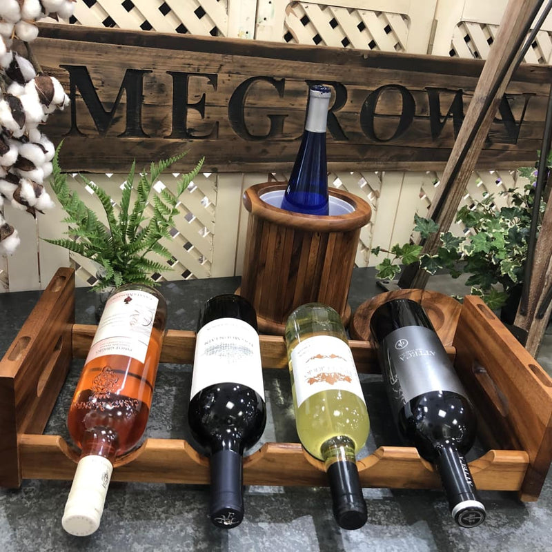 4 Bottle Stackable Wine Rack