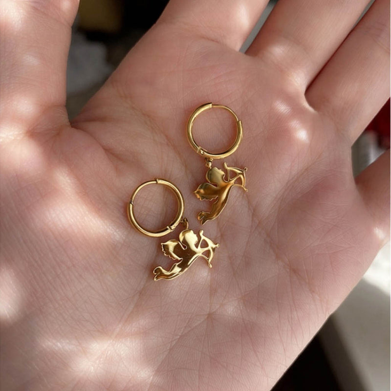 Angel Hoop Earrings