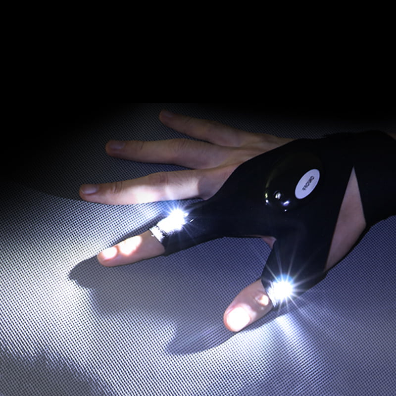 Waterproof LED Light Work Gloves