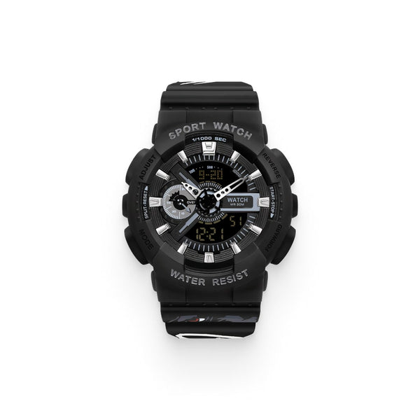 Men’s Black Digital Sports Watch